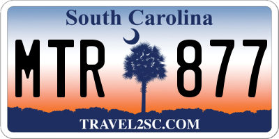 SC license plate MTR877