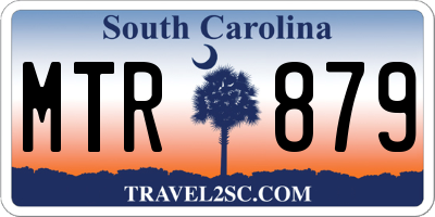 SC license plate MTR879