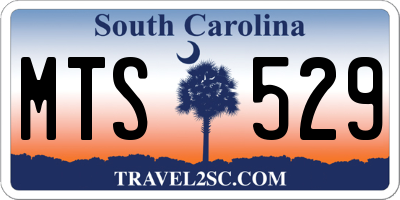 SC license plate MTS529