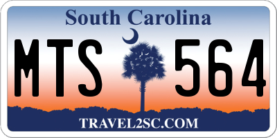 SC license plate MTS564