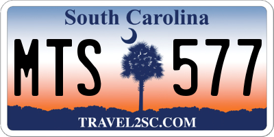 SC license plate MTS577