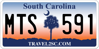 SC license plate MTS591