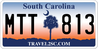 SC license plate MTT813
