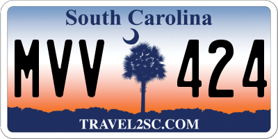 SC license plate MVV424
