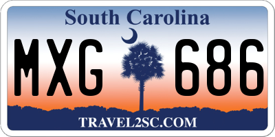SC license plate MXG686