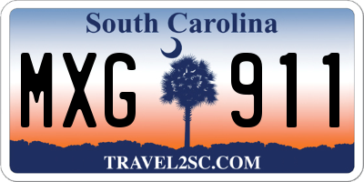 SC license plate MXG911