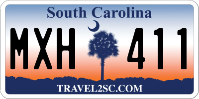 SC license plate MXH411