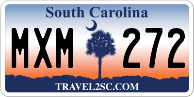 SC license plate MXM272