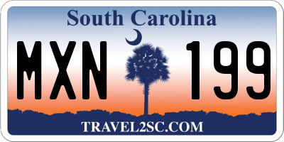 SC license plate MXN199