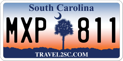 SC license plate MXP811