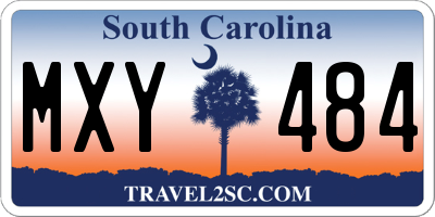 SC license plate MXY484