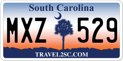 SC license plate MXZ529