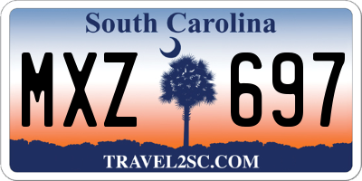 SC license plate MXZ697