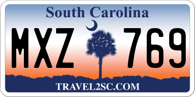 SC license plate MXZ769