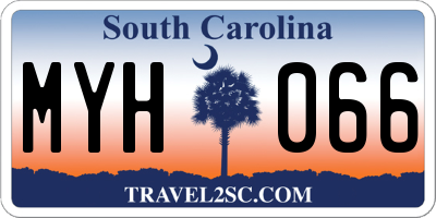 SC license plate MYH066