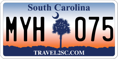 SC license plate MYH075