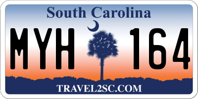 SC license plate MYH164