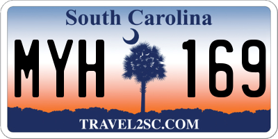 SC license plate MYH169
