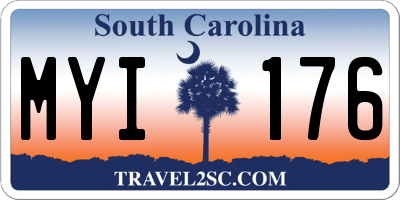 SC license plate MYI176