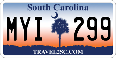 SC license plate MYI299