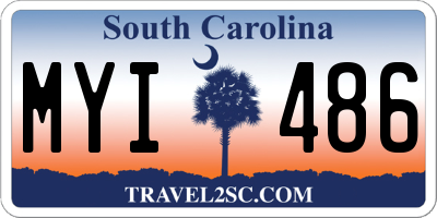 SC license plate MYI486