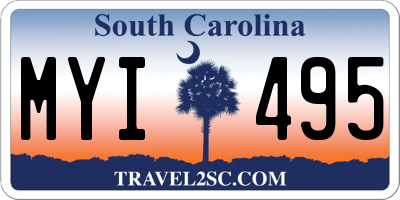 SC license plate MYI495
