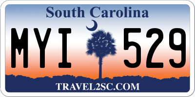 SC license plate MYI529
