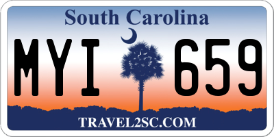 SC license plate MYI659