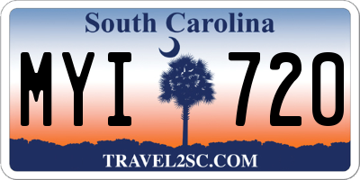 SC license plate MYI720