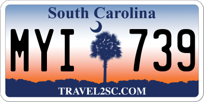 SC license plate MYI739