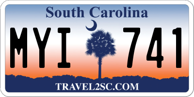 SC license plate MYI741
