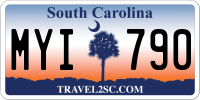 SC license plate MYI790