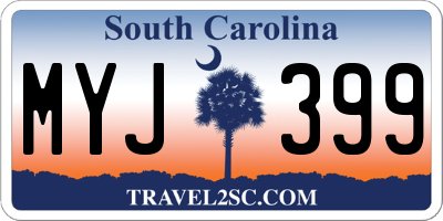 SC license plate MYJ399