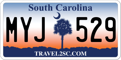 SC license plate MYJ529