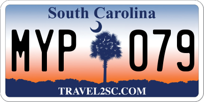 SC license plate MYP079