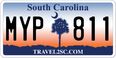 SC license plate MYP811