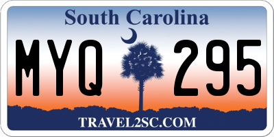 SC license plate MYQ295
