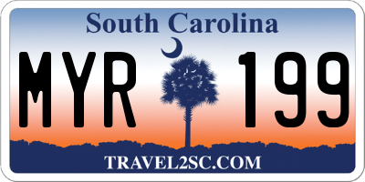 SC license plate MYR199