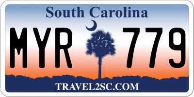 SC license plate MYR779