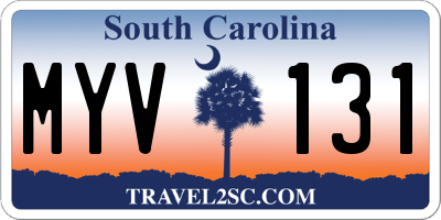 SC license plate MYV131