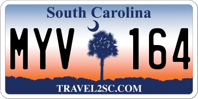 SC license plate MYV164