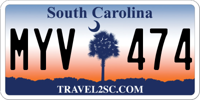 SC license plate MYV474