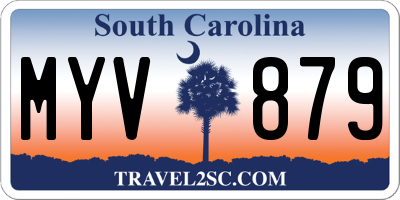 SC license plate MYV879