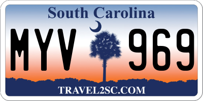 SC license plate MYV969