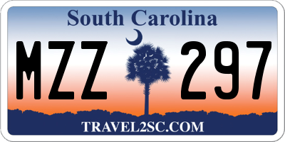 SC license plate MZZ297