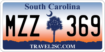 SC license plate MZZ369