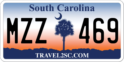 SC license plate MZZ469