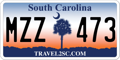 SC license plate MZZ473
