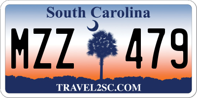 SC license plate MZZ479