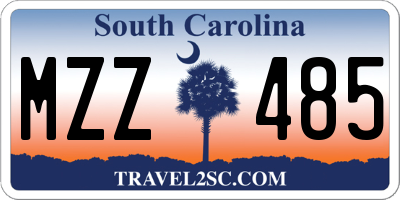 SC license plate MZZ485